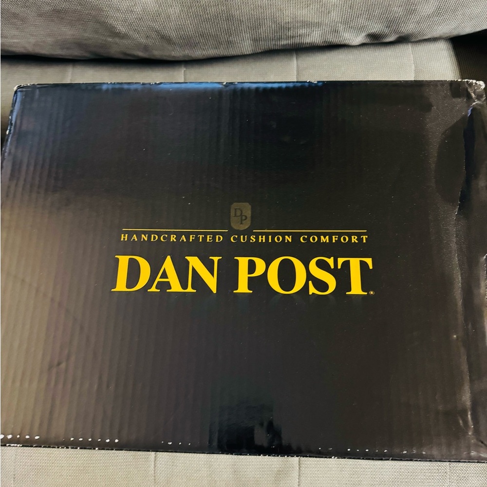 Dan Post Black Cowboy & Western Boots with Pointed Toe and Decorative Stitching - Picture 8 of 9